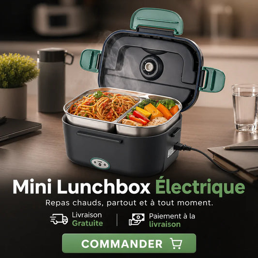 MINI GAMELLE ELECTRIQUE A DEUX COMPARTIMENTS (1,5 Litre au total)
