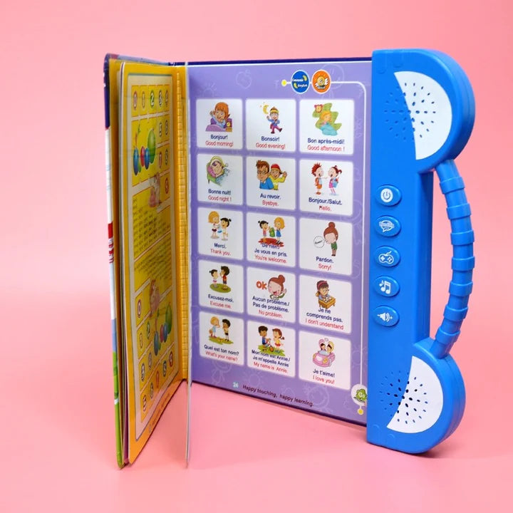 Livre d'éveil interactif pour enfants de 3 à 10 ans