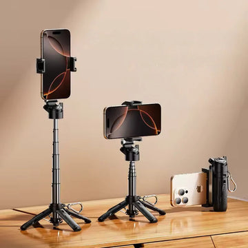 P15 Mini Grip Quadripod Trépied Selfie Sans Fil