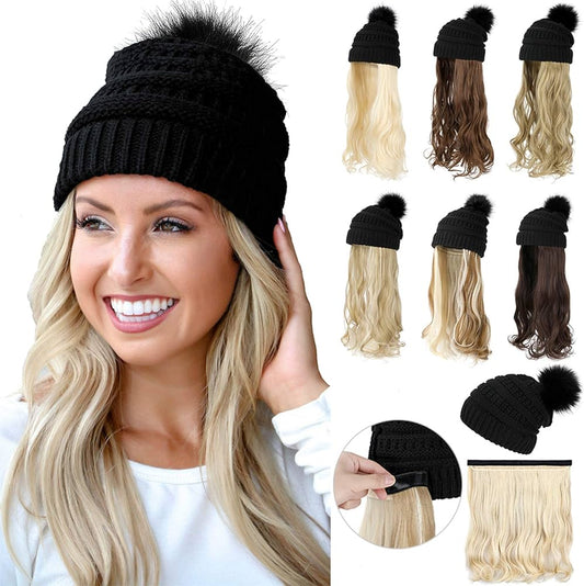 👑 Wig Hat Luxe™ – Soyez prête en 10 secondes, avec style et élégance