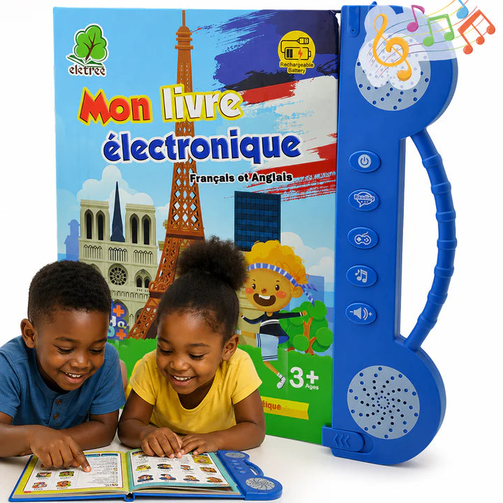 Livre d'éveil interactif pour enfants de 3 à 10 ans