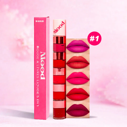 Ensemble de Rouges à Lèvres 5-en-1 💄